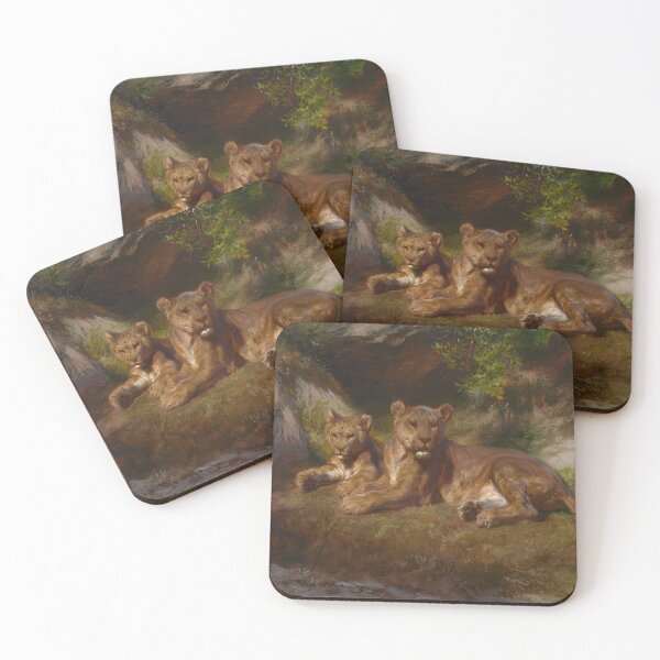 Item preview, Rosa Bonheur - Lions at Rest designed and sold by Rehs.