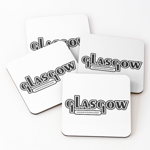 Item preview, Glasgow Underground (black text) designed and sold by futurytmi.