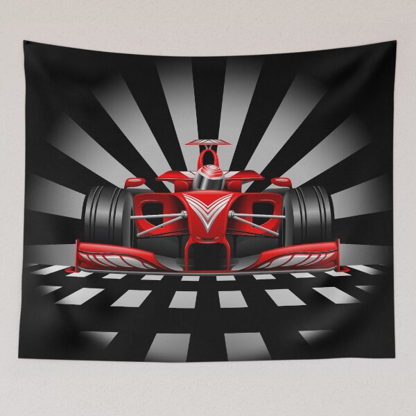 Item preview, Formula 1 Red Race Car designed and sold by BluedarkArt.
