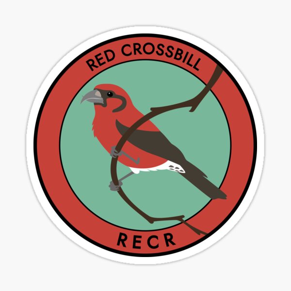 Red Crossbill Sticker