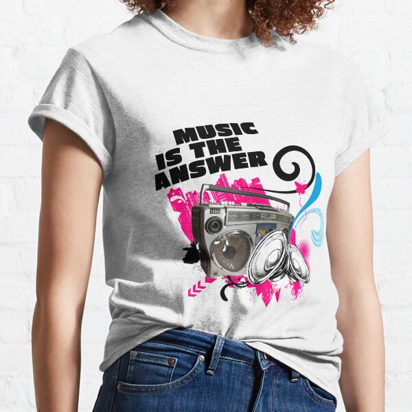 MUSIC IS THE ANSWER Classic T-Shirt