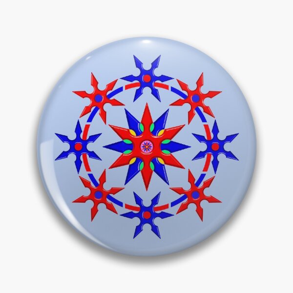 Item preview, Shuriken Lotus Flower version 2 designed and sold by DigitalandPhoto.