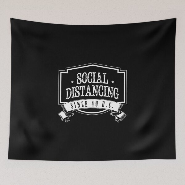 Item preview, Social Distancing Since 40 Years Before Corona designed and sold by MaplewoodMerch.