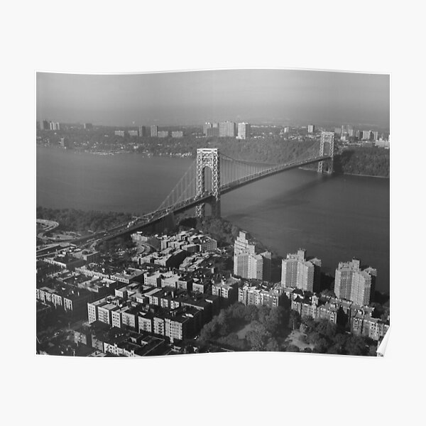 George Washington Bridge NYC Photograph Poster