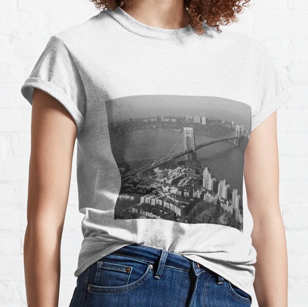 George Washington Bridge NYC Photograph Classic T-Shirt