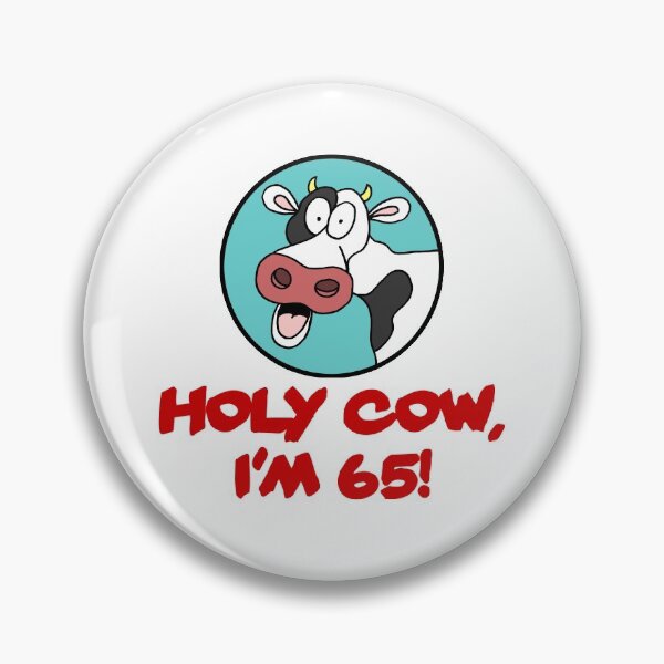 Item preview, Holy Cow I'm 65 Funny 65th Birthday Farmer designed and sold by jaycartoonist.