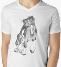Thundering Hooves T Men's V-Neck T-Shirt