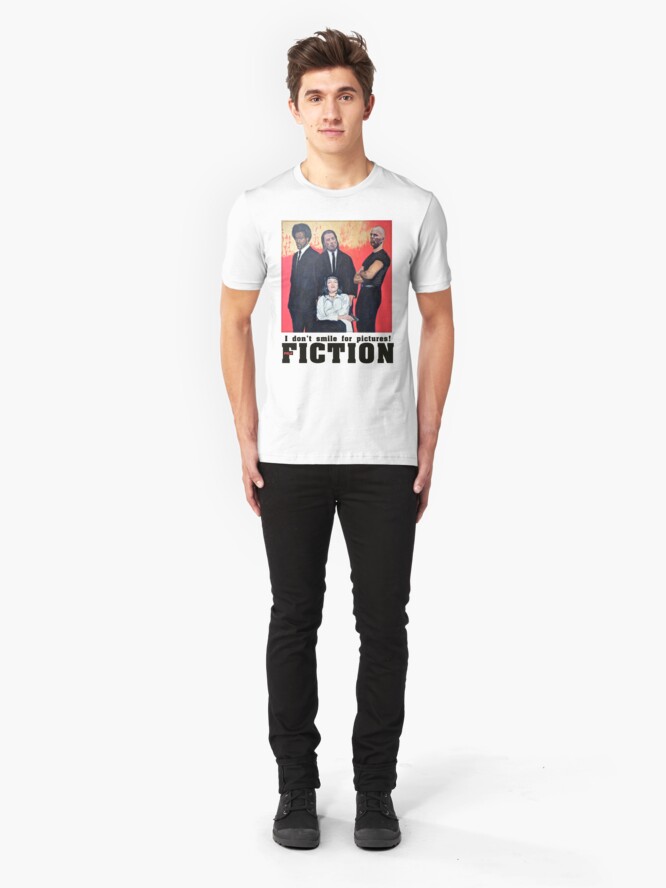 Alternate view of I Don't Smile for Pictures Slim Fit T-Shirt
