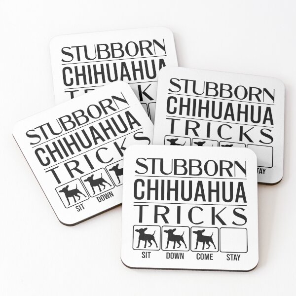 Item preview, Funny Chihuahua Design: Stubborn Chihuahua Tricks / Stubborn Dog Tricks, funny gift idea designed and sold by HEJAshirts.