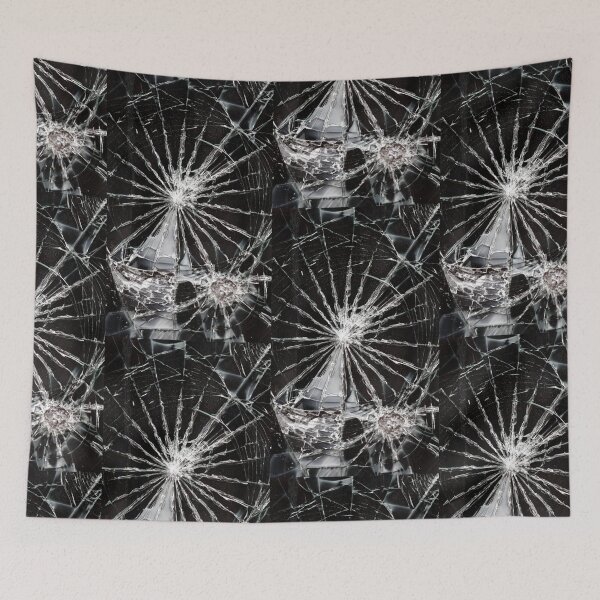 Item preview, broken glass t-shirt designed and sold by Maddemaxx77.