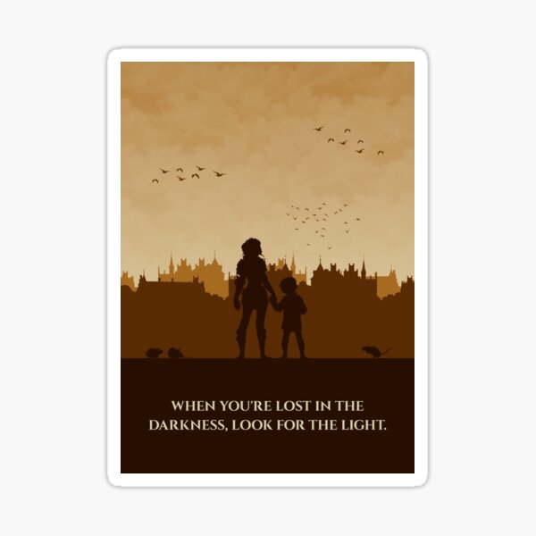 Vista previa del artículo con la obra «Plague Tale - Busque la luz», diseñado y vendido por gegdesign.