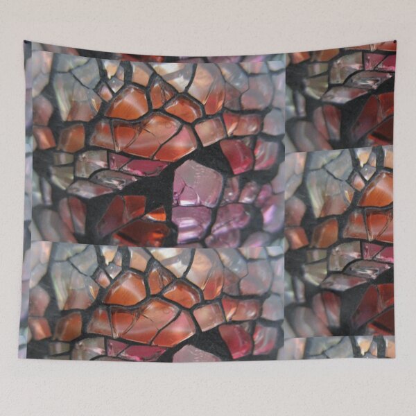 Item preview, Mosaic, pearls of dew and terracotta with some very light lilac reflections designed and sold by StephanieCAD.