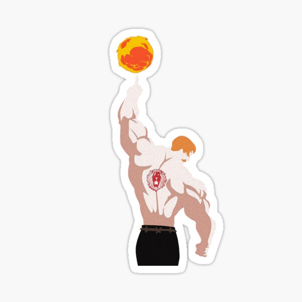Escanor seven deadly sins Sticker