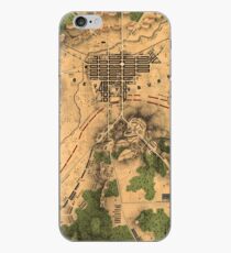 Vintage Map of The Gettysburg Battlefield (1863) 3 iPhone Case