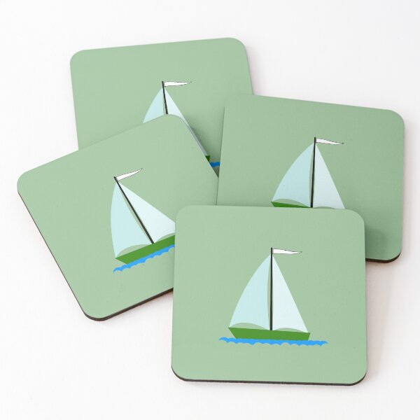 Item preview, cute little green boat designed and sold by loiret1958.
