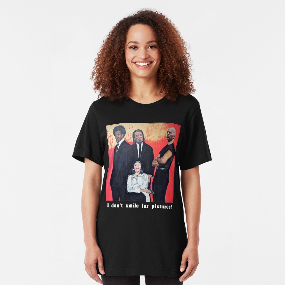 I Don't Smile for Pictures Slim Fit T-Shirt