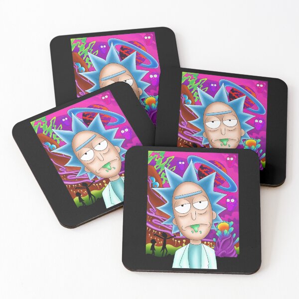 Rick and Morty Coasters (Set of 4)