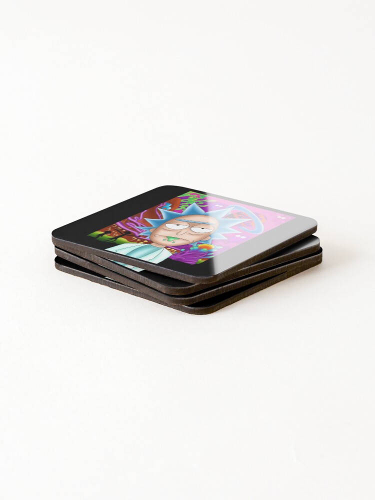 Alternate view of Rick and Morty Coasters (Set of 4)
