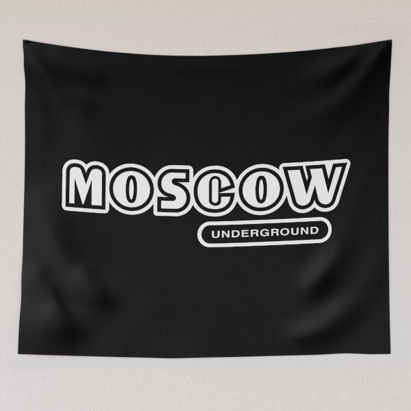 Item preview, Moscow Underground (white text) designed and sold by futurytmi.