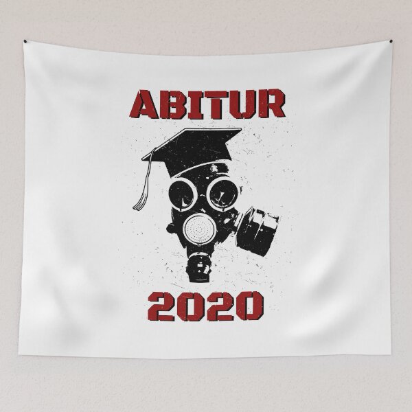 Item preview, Abitur 2020 gas mask corona pandemic designed and sold by COURT-VISION.