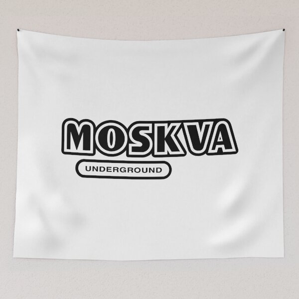 Item preview, Moskva Underground (black text) designed and sold by futurytmi.