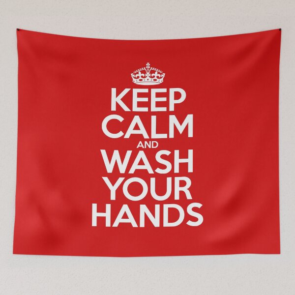 Item preview, KEEP CALM AND WASH YOUR HANDS designed and sold by RandomWeird.