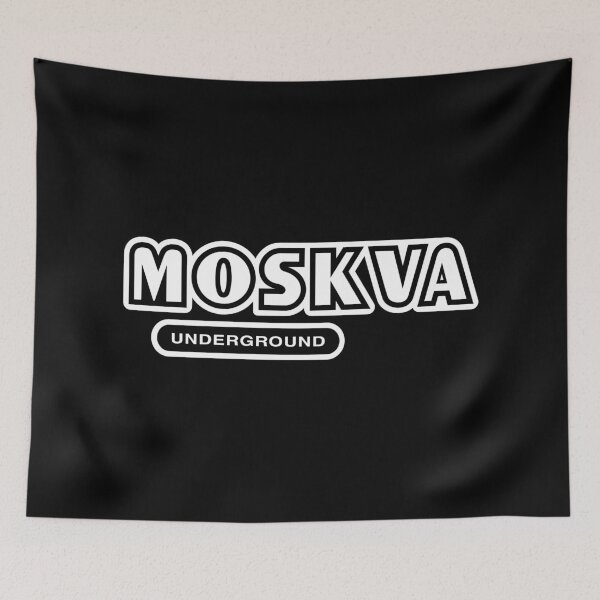 Item preview, Moskva Underground (white text) designed and sold by futurytmi.