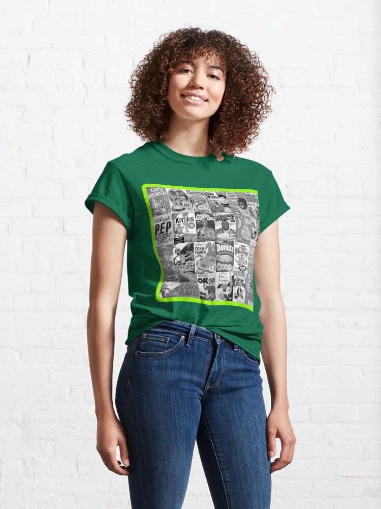 Thumbnail 4 of 7, Classic T-Shirt, vintage cereal box designed and sold by greenarmyman.