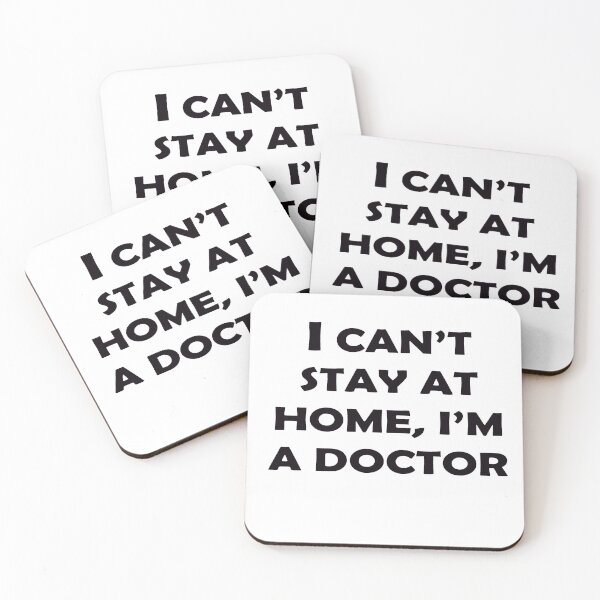 Item preview, I can't stay at home I'm a doctor! - Coronavirus V-Neck T-Shirt designed and sold by fajali master.