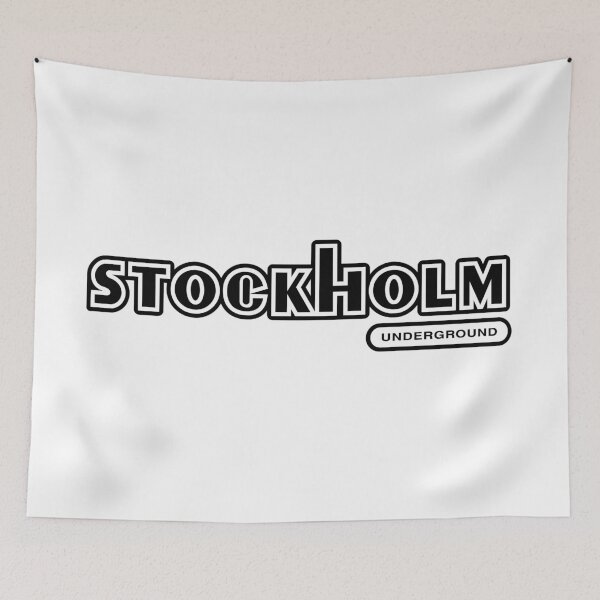 Item preview, Stockholm Underground (black text) designed and sold by futurytmi.
