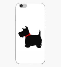 Scottish Terrier Dog Silhouette iPhone Case