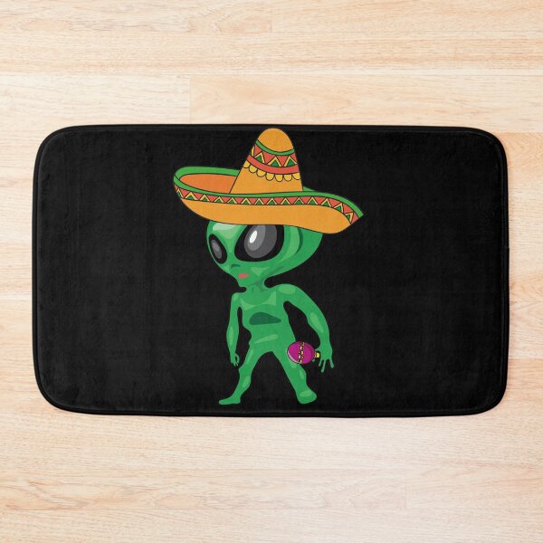 Item preview, VIVA MEXICO QUE PASA CINCO DE MAYO GREEN ALIEN FUNNY  designed and sold by azamaniacox.