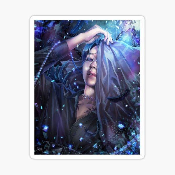 Jimin- Black Swan Jewel Sticker