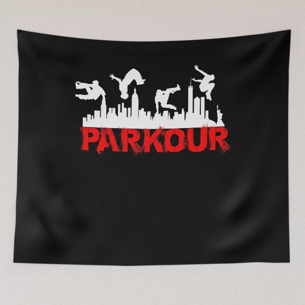 Item preview, PARKOUR FREE RUNNING ACROBATIC GYMNASTICS & STUNTS  designed and sold by azamaniacox.
