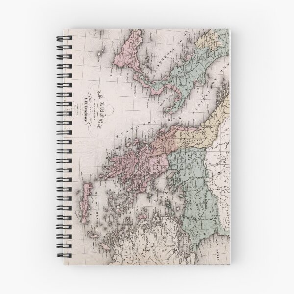 Item preview, Vintage Map of Greece and Italy (1852) designed and sold by BravuraMedia.