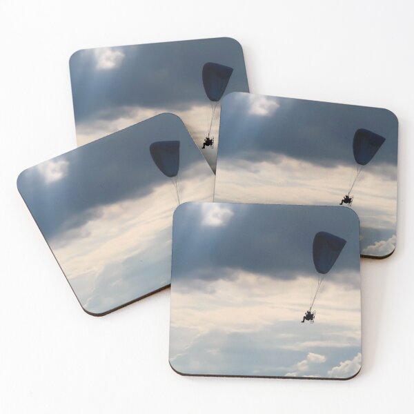 Item preview, Powered Paraglider Flying in the Stormy Clouds designed and sold by Vienewi.