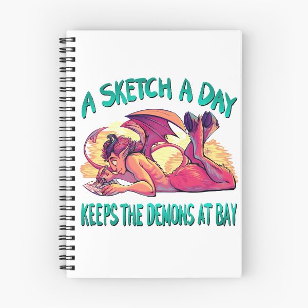 Item preview, Chill Sketch Demon designed and sold by CrossRoadArt.