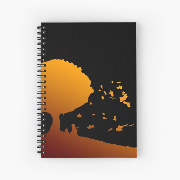 Leaves From the Vine Spiral Notebook