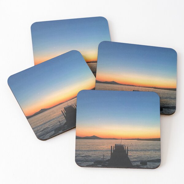 Item preview, SUNSET ON THE POND- PAROS-GREECE designed and sold by LaylaTheCurly.