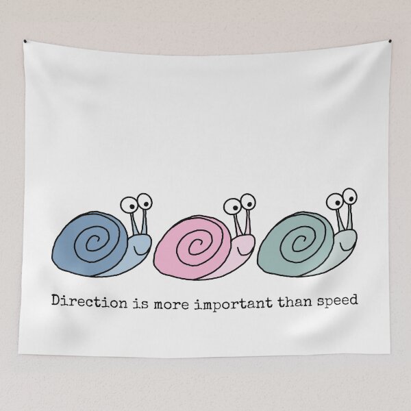 Item preview, Little pastel snails, direction is more important than speed designed and sold by Eenig.