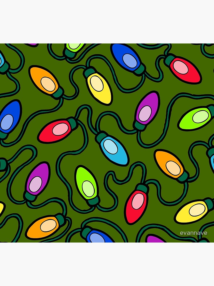 Chrismas Fairy Lights Pattern by evannave