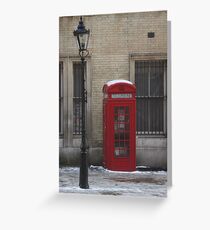 London phone box Greeting Card