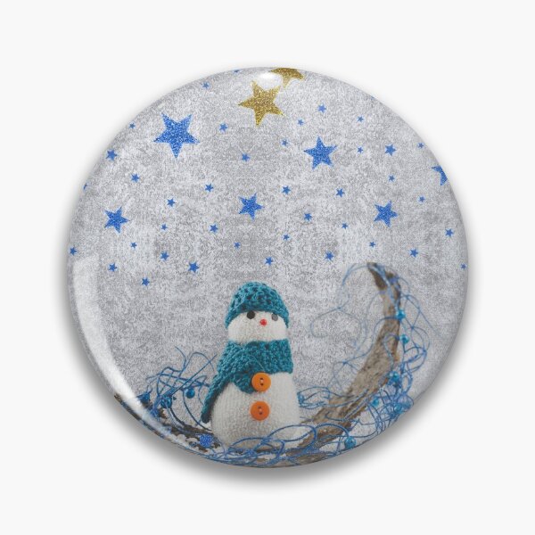 Item preview,  Snowman with sparkly blue stars designed and sold by homemadecreate.