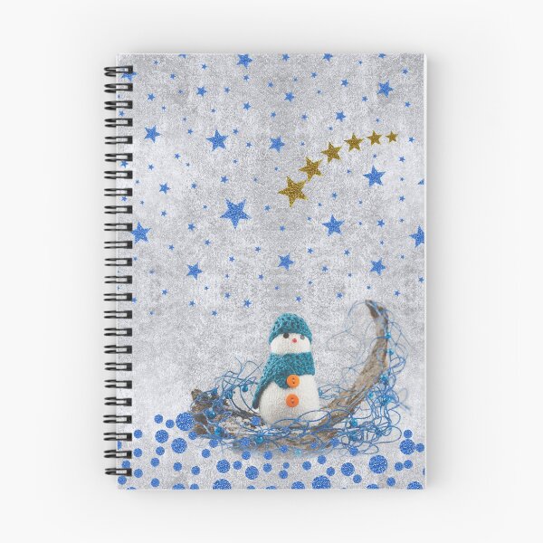 Item preview,  Snowman with sparkly blue stars designed and sold by homemadecreate.