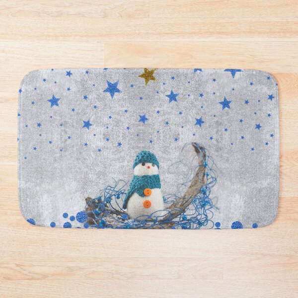 Item preview,  Snowman with sparkly blue stars designed and sold by homemadecreate.