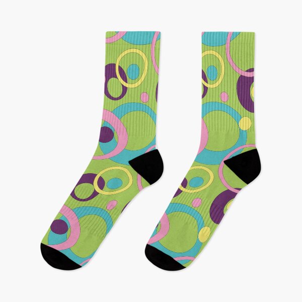 Item preview, Funky Green Circles designed and sold by Valerie Bennett.