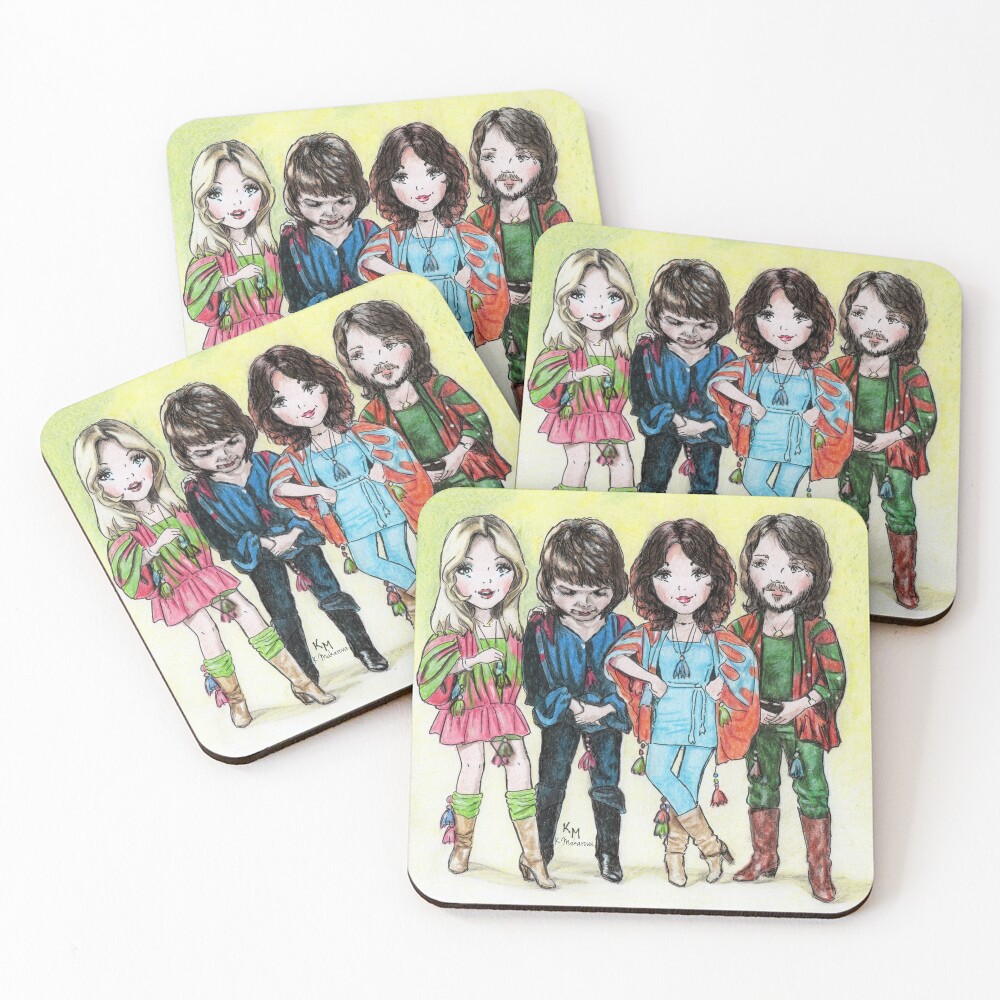 Item preview, Coasters (Set of 4) designed and sold by KateMakStudio.