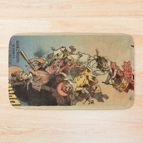 Item preview, Vintage belle epoque toy store Paris vertical banner designed and sold by aapshop.