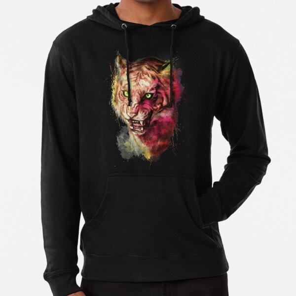 Chinese tiger clearance rose mens hoodie