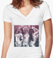 Bwark Bwarkers Women's Fitted V-Neck T-Shirt